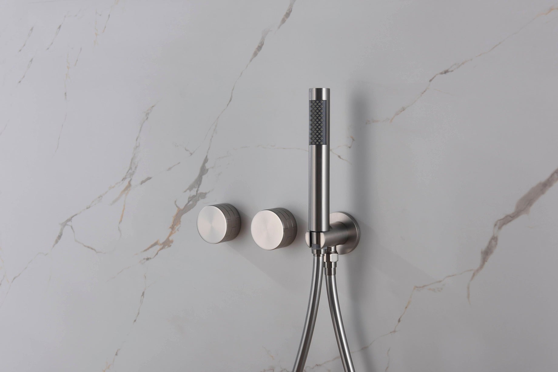 COMPOSITION DE DOUCHE SC54 EN LAITON NICKEL BROSSÉE COLLECTION Eas