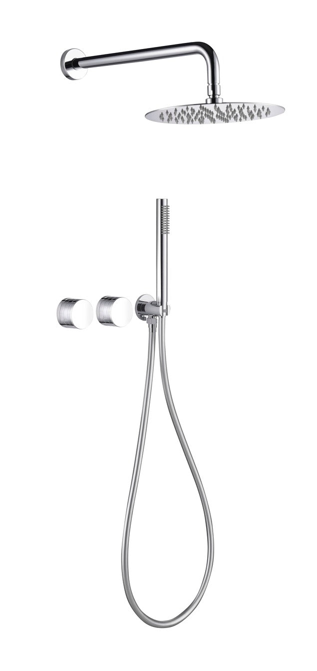 Composition de douche SC34 en laiton chromé collection Erymanthe