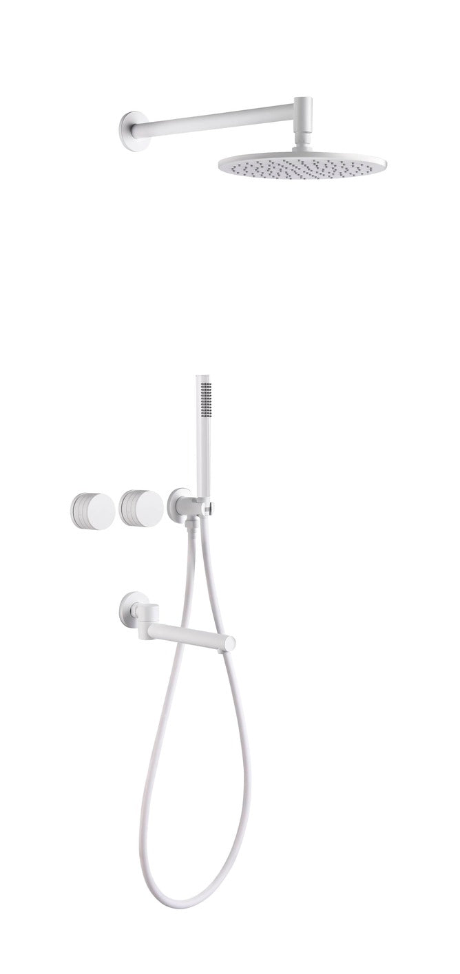 Composition de douche SC74 en laiton blanc collection argolide