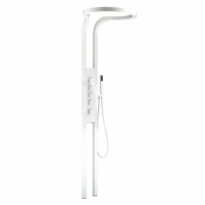 Colonne de Douche Blanc Mat HUDOR — vue principale