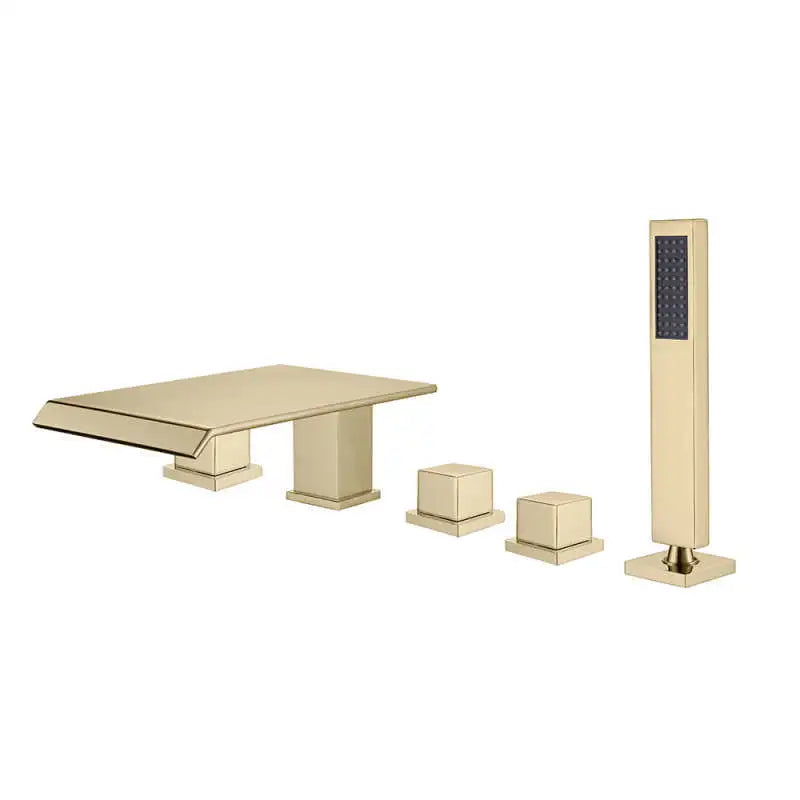 Robinet Baignoire Doré Brossé HUDOR — vue principale