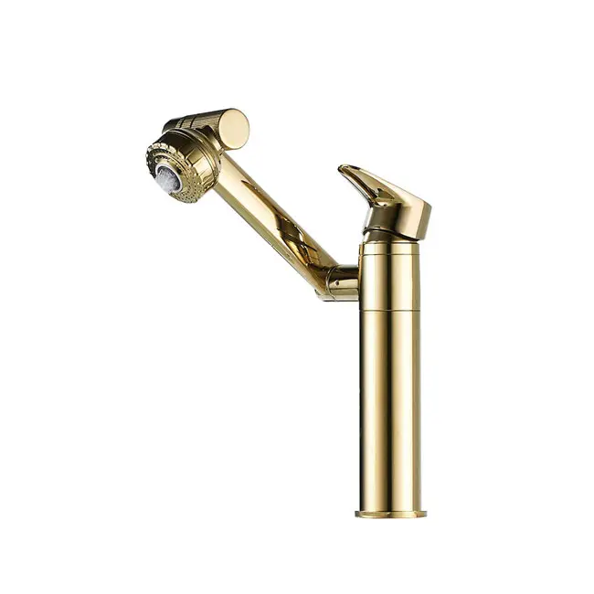 Basin faucet with modular head 092 gold