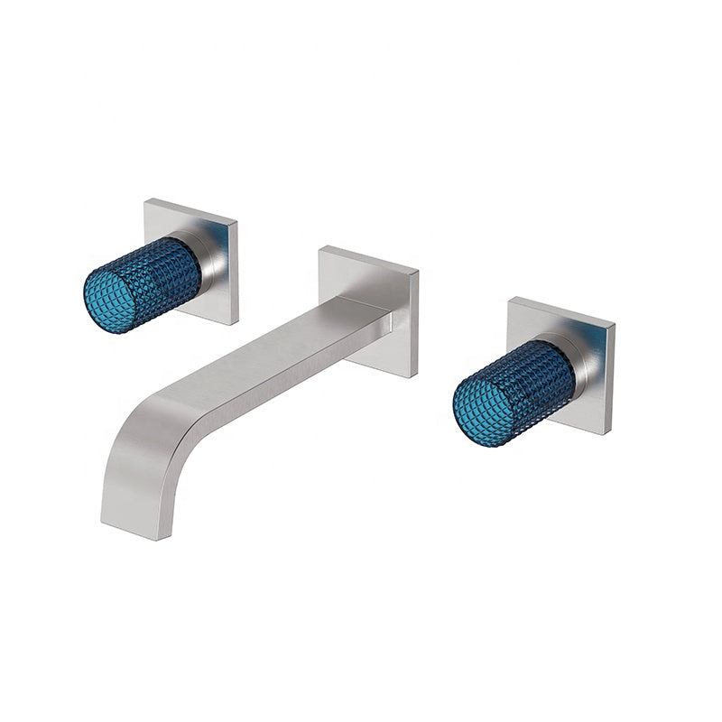 Robinet Lavabo Nickel Brossé HUDOR — vue principale