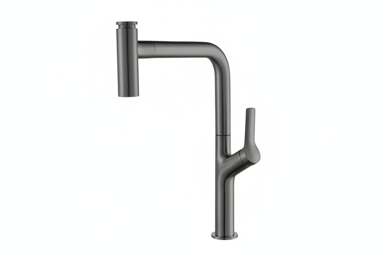 Robinet Cuisine Gunmetal HUDOR — vue principale