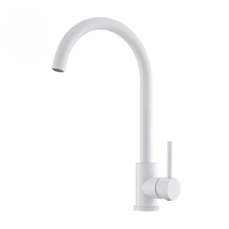Robinet de cuisine 024 en laiton blanc collection Argolide