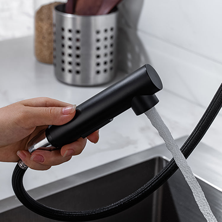 hudor mitigeur de cuisine Noir mat - vue complémentaire 7 sur 10