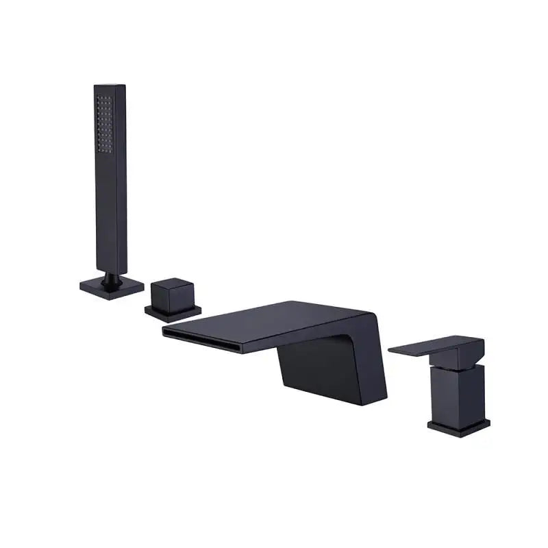 Robinet de Baignoire sur Plage new batch 0006 Noir Mat | HUDOR