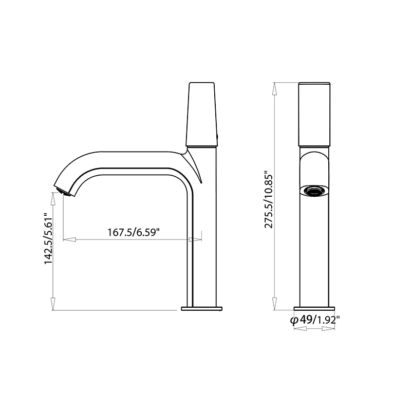 New Batch 00034 Deck Mounted Sink Faucet