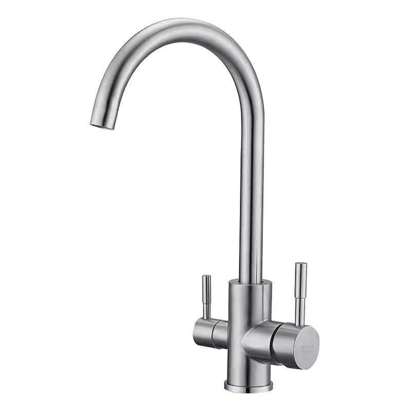 Robinet de cuisine 020 avec son système de filtration chromé collection Erymanthe