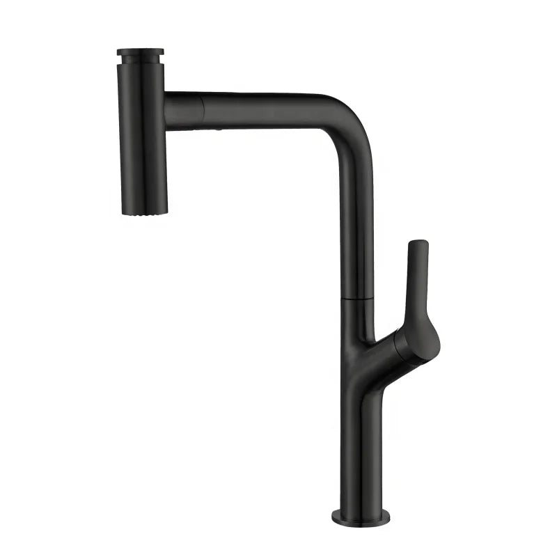 Robinet Cuisine Noir Mat HUDOR — mise en situation