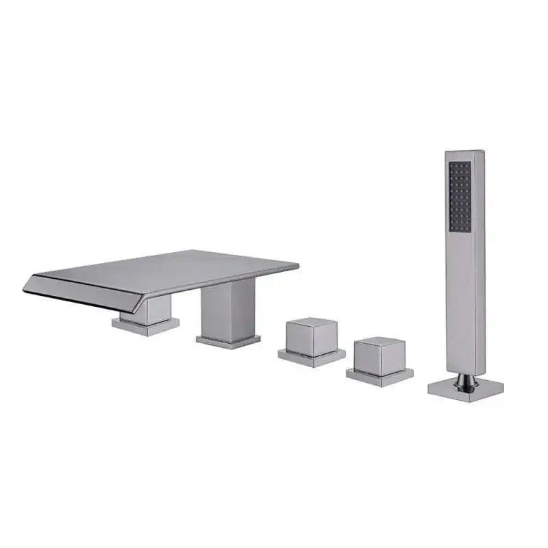 Robinet Baignoire Nickel Brossé HUDOR — vue principale