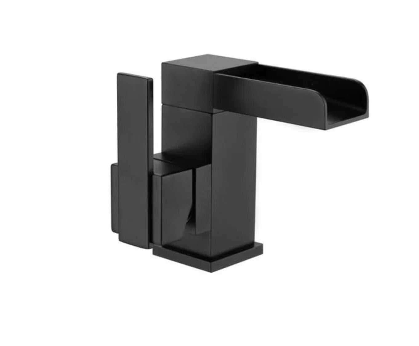 ROBINET DE LAVABO SUR PLAGE NOIR MAT EN LAITON COLLECTION Alphée