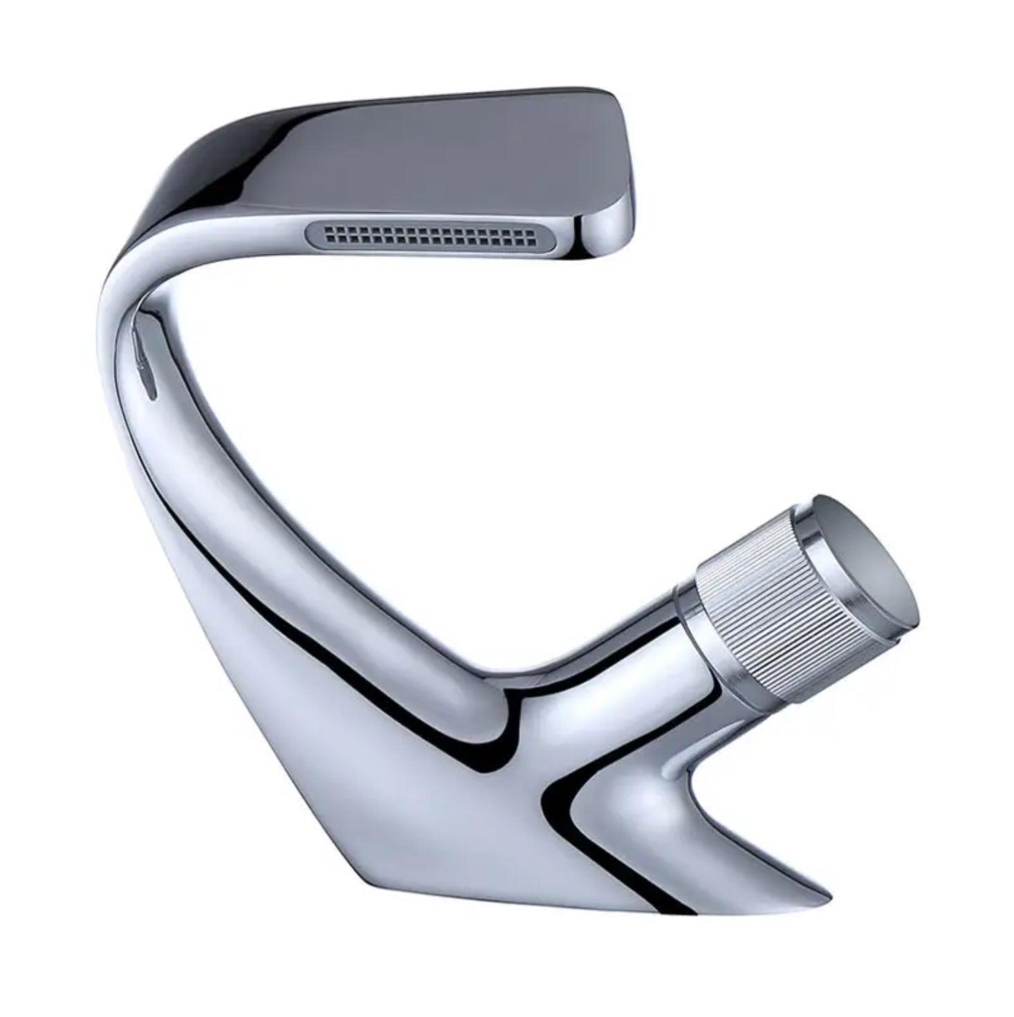 Chrome-plated brass sink faucet 80115 Erymanthe collection