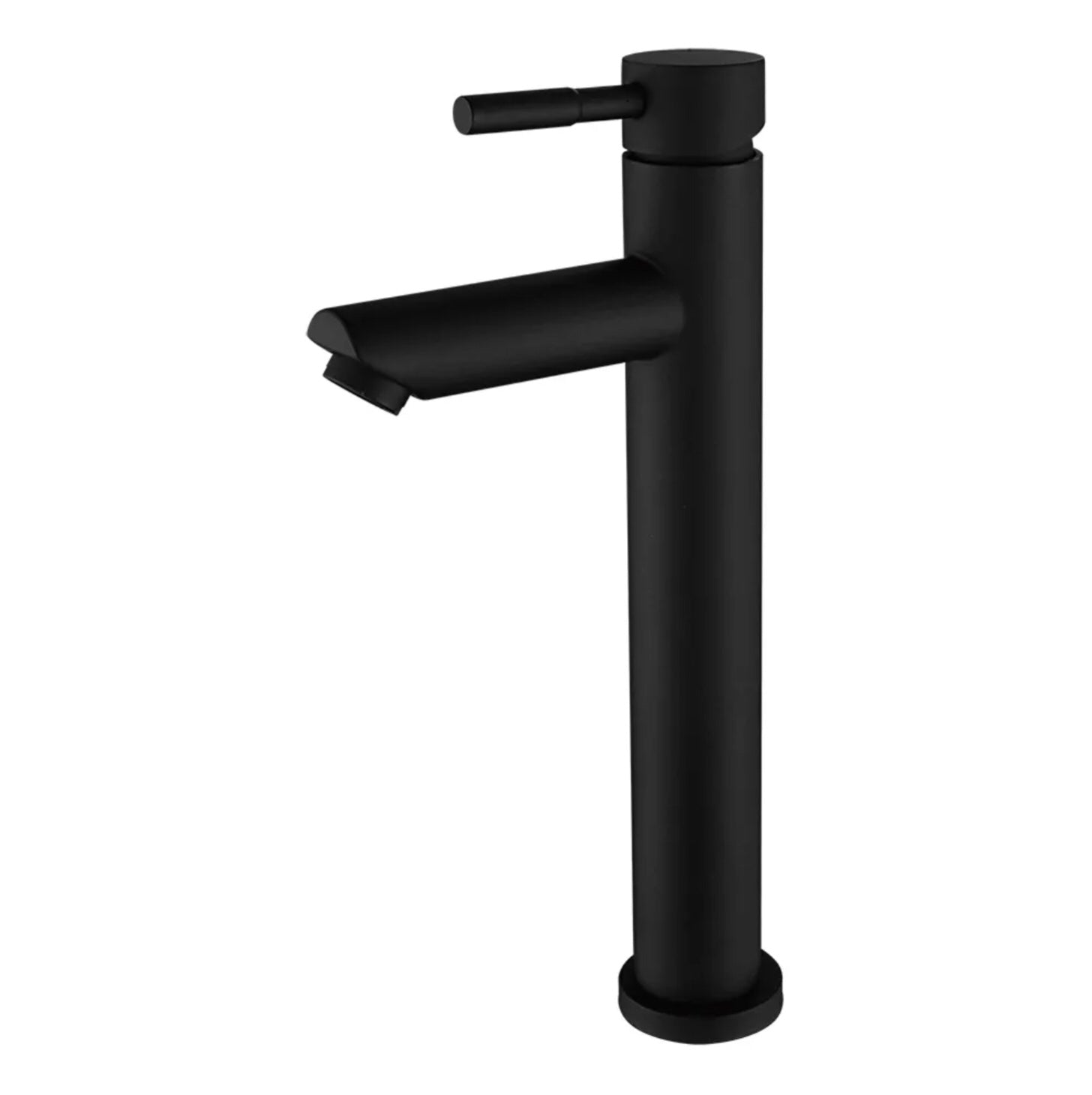 Robinet de lavabo surélevé en laiton noir mat 02215B collection Céphise