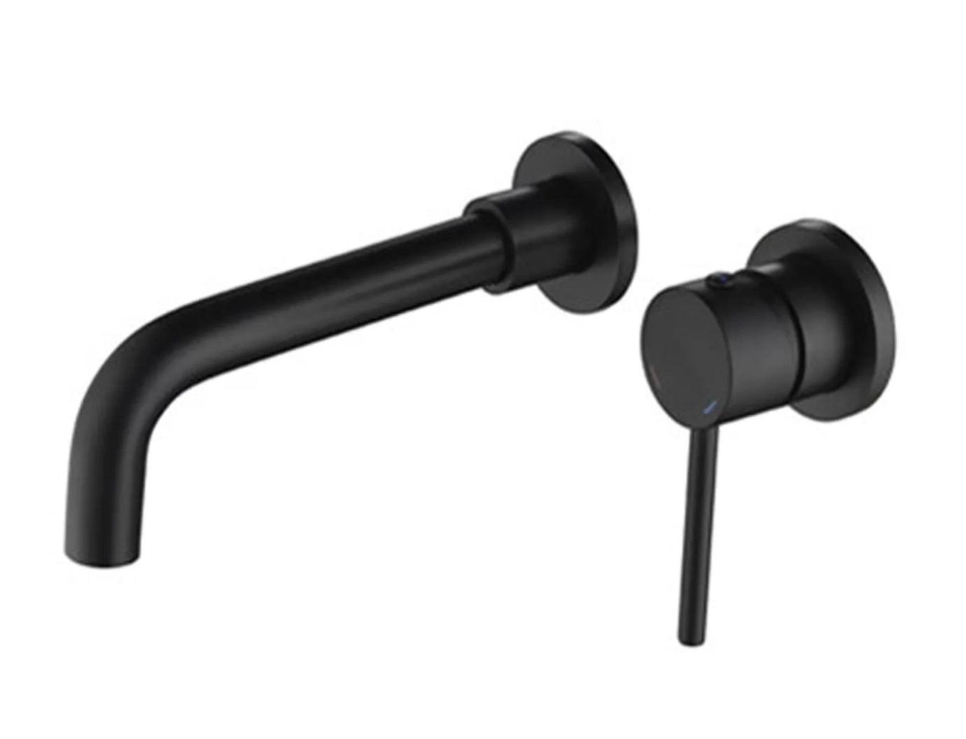 Grifo de lavabo de pared 022B negro colección Céphise