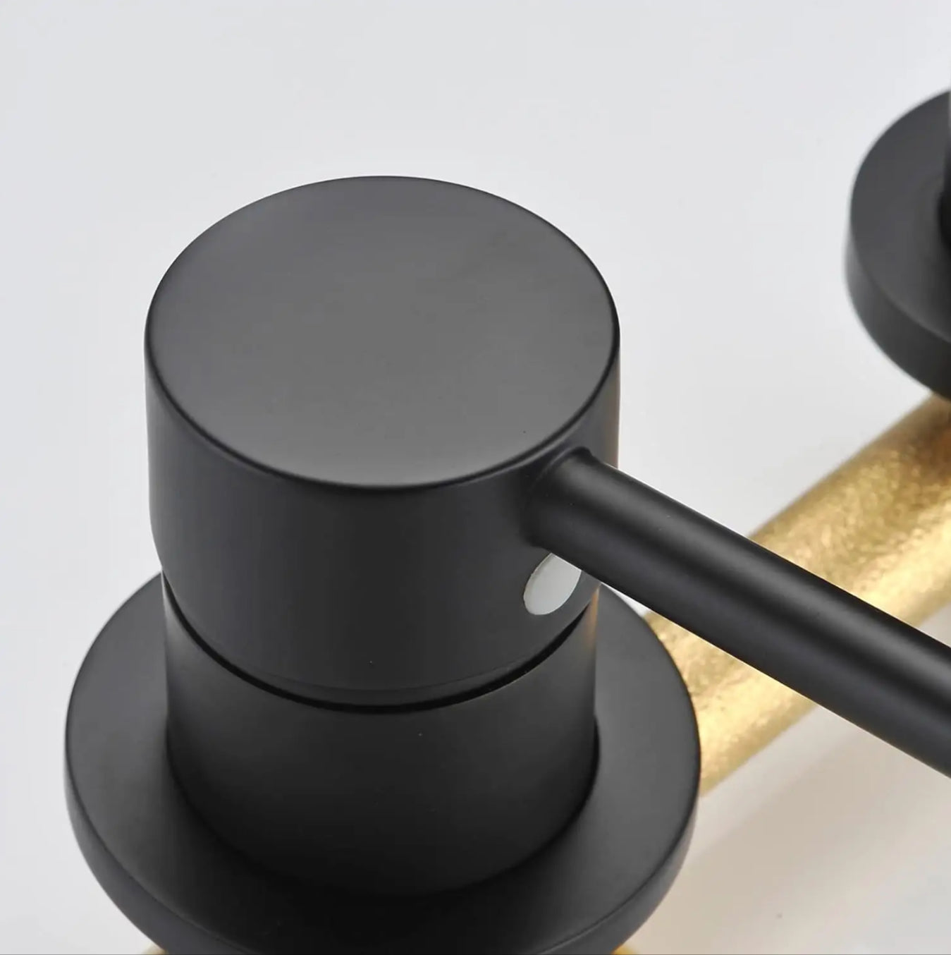 Wall-mounted sink faucet 022B black Céphise collection