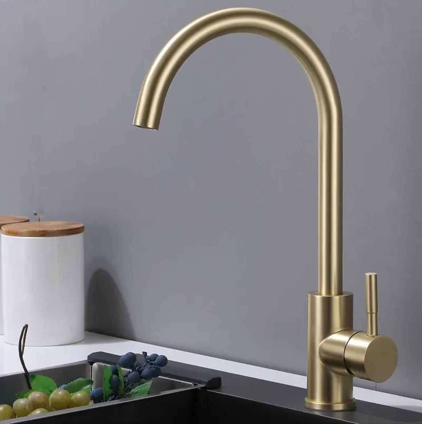 KF811BG2 BRUSHED GOLD KITCHEN FAUCET (MATTE GOLD) SCAMANDRE COLLECTION