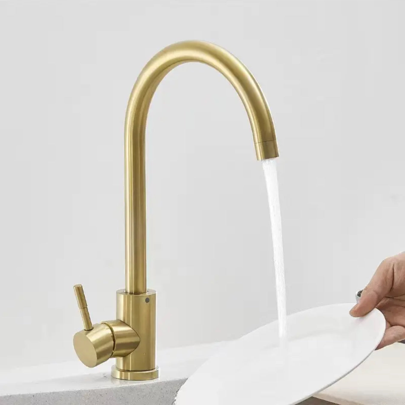 KF811BG2 BRUSHED GOLD KITCHEN FAUCET (MATTE GOLD) SCAMANDRE COLLECTION