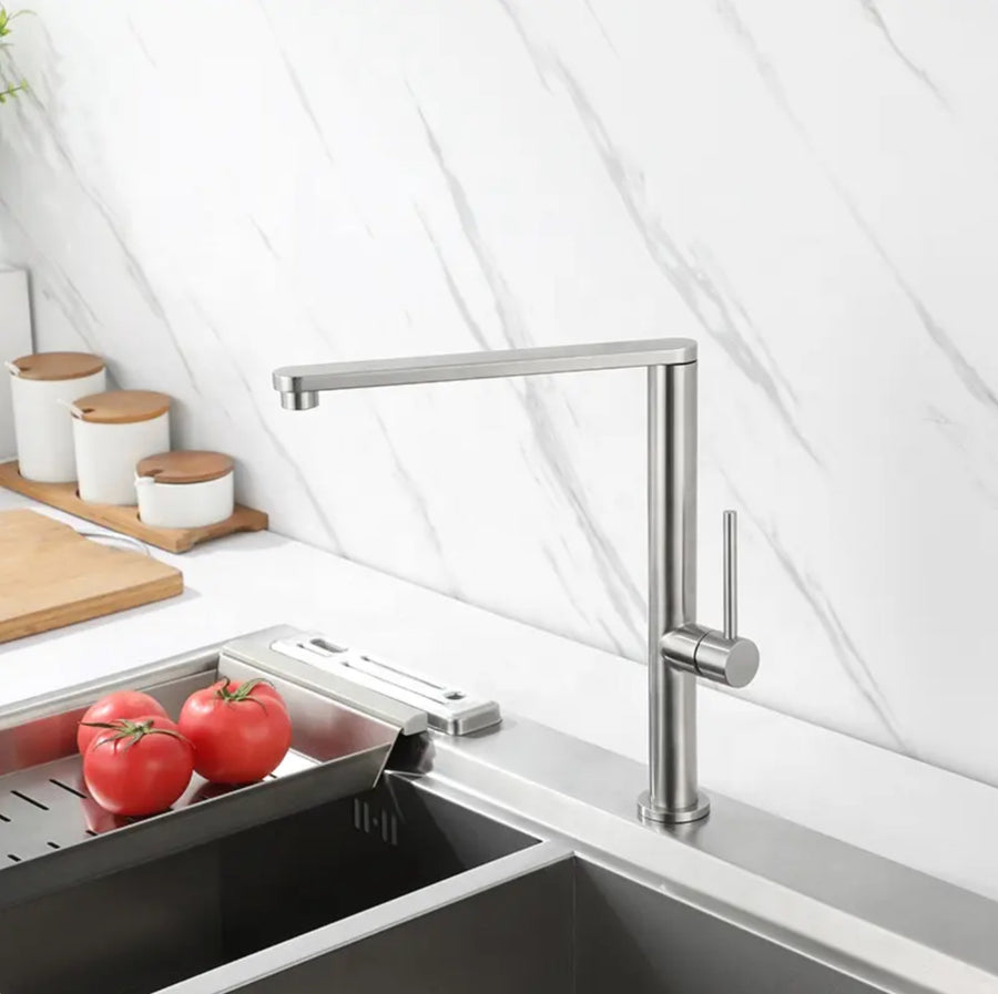 Robinet de cuisine chrome K935 en laiton collection Enipée