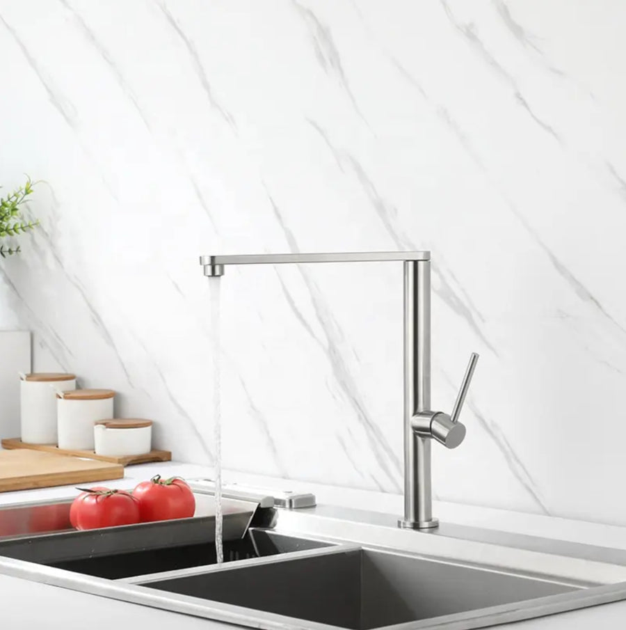 Robinet de cuisine chrome K935 en laiton collection Enipée