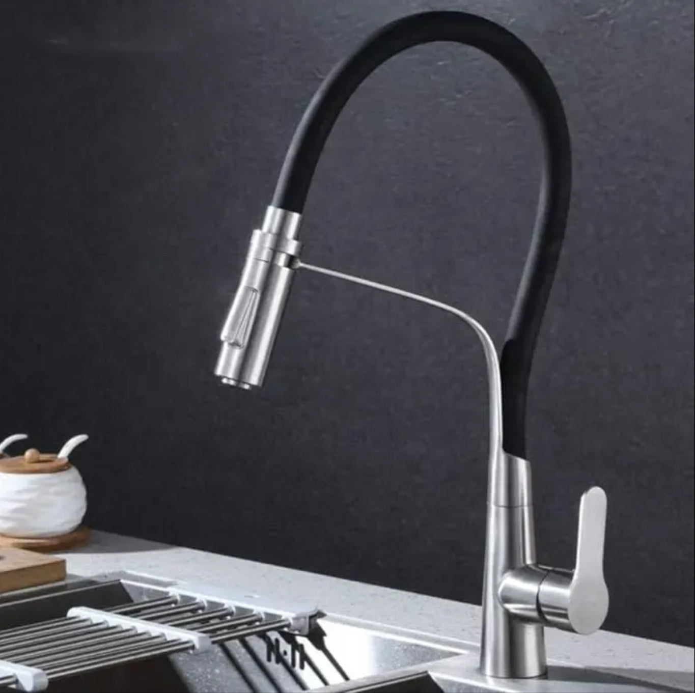 Robinet cuisine chrome 1812700 en laiton collection Erymanthe