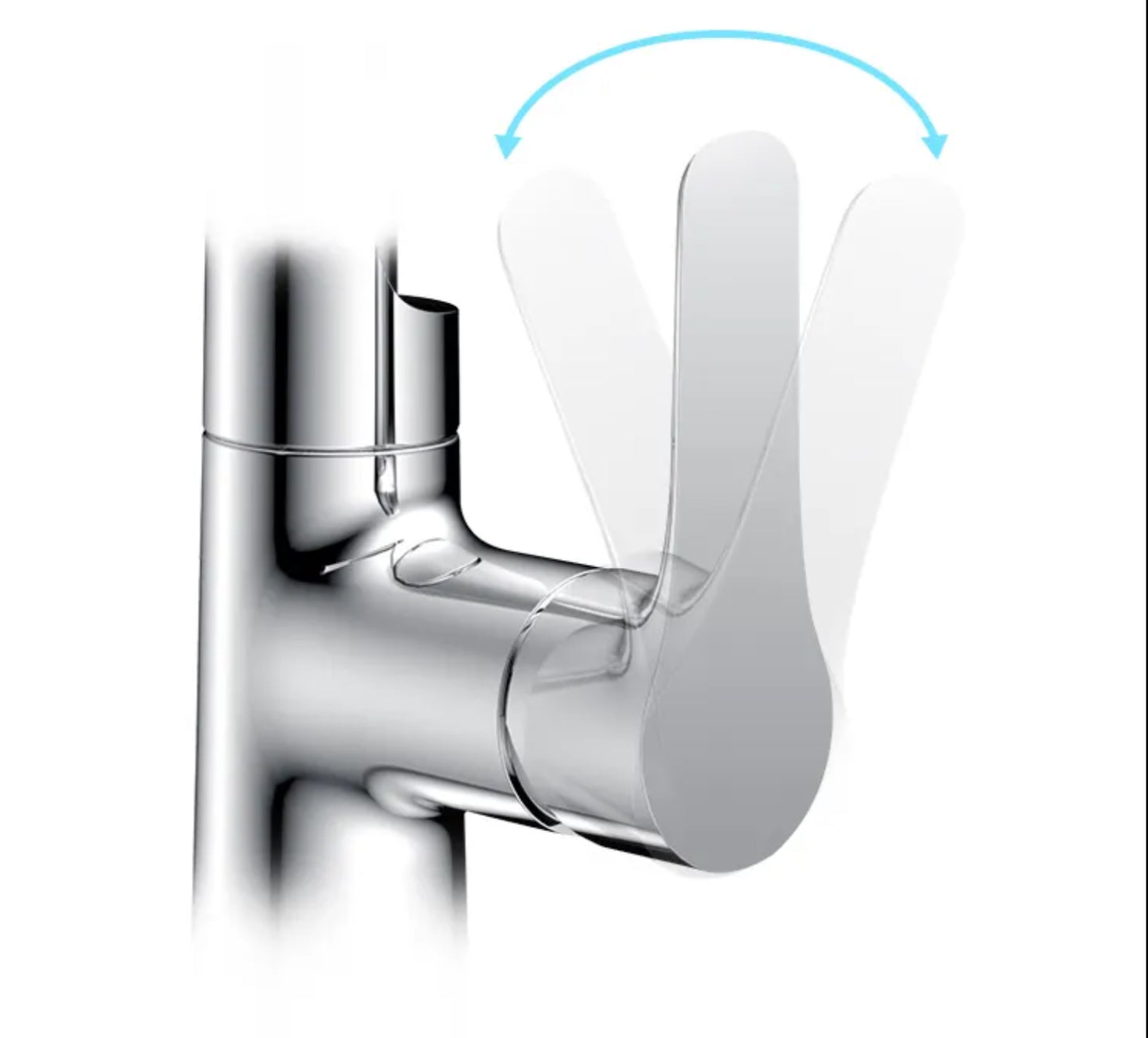 Robinet cuisine chrome 1812700 en laiton collection Erymanthe