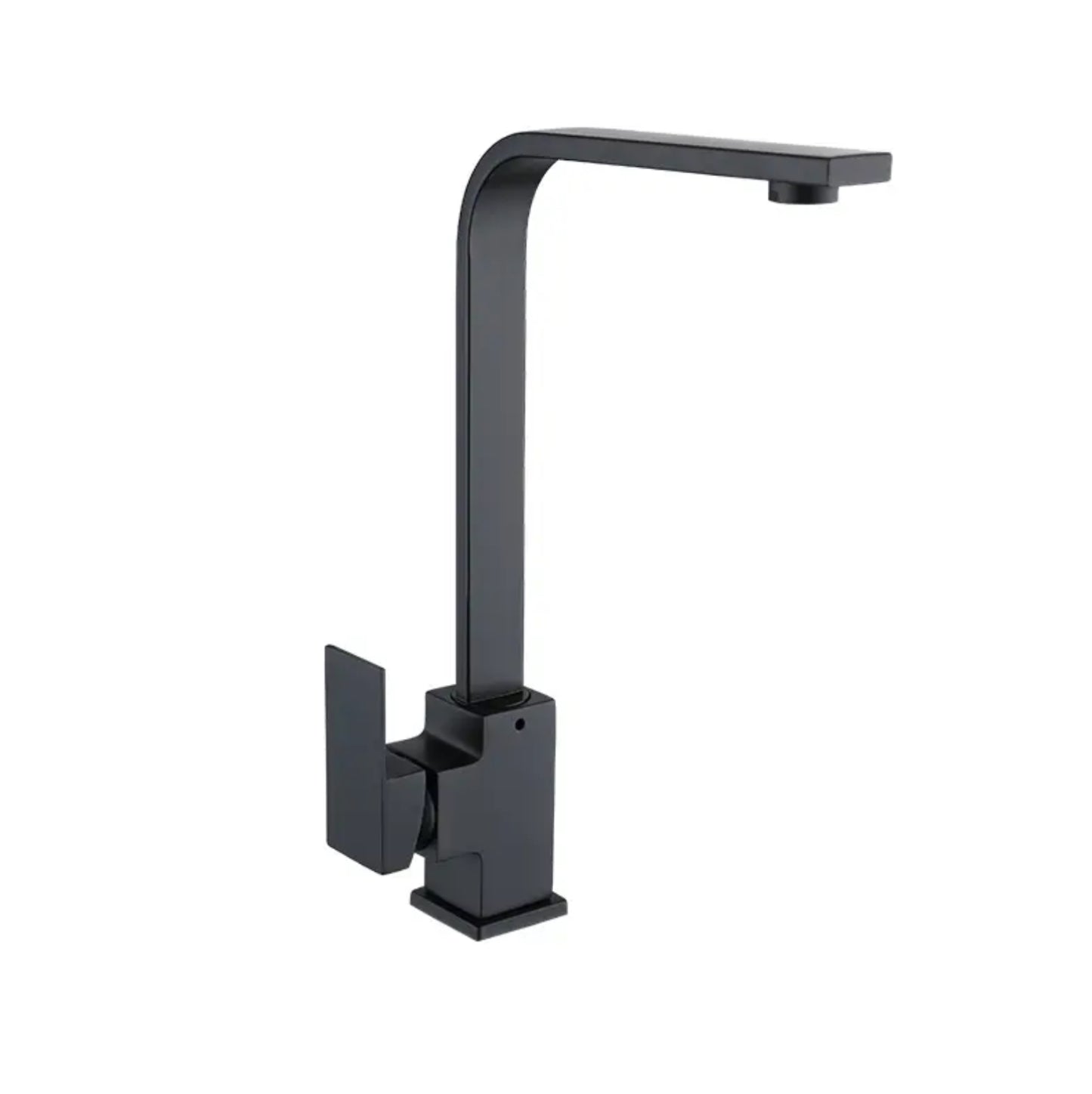 Grifo para lavabo de sobre encimera 014 en latón negro de la colección Alphée 