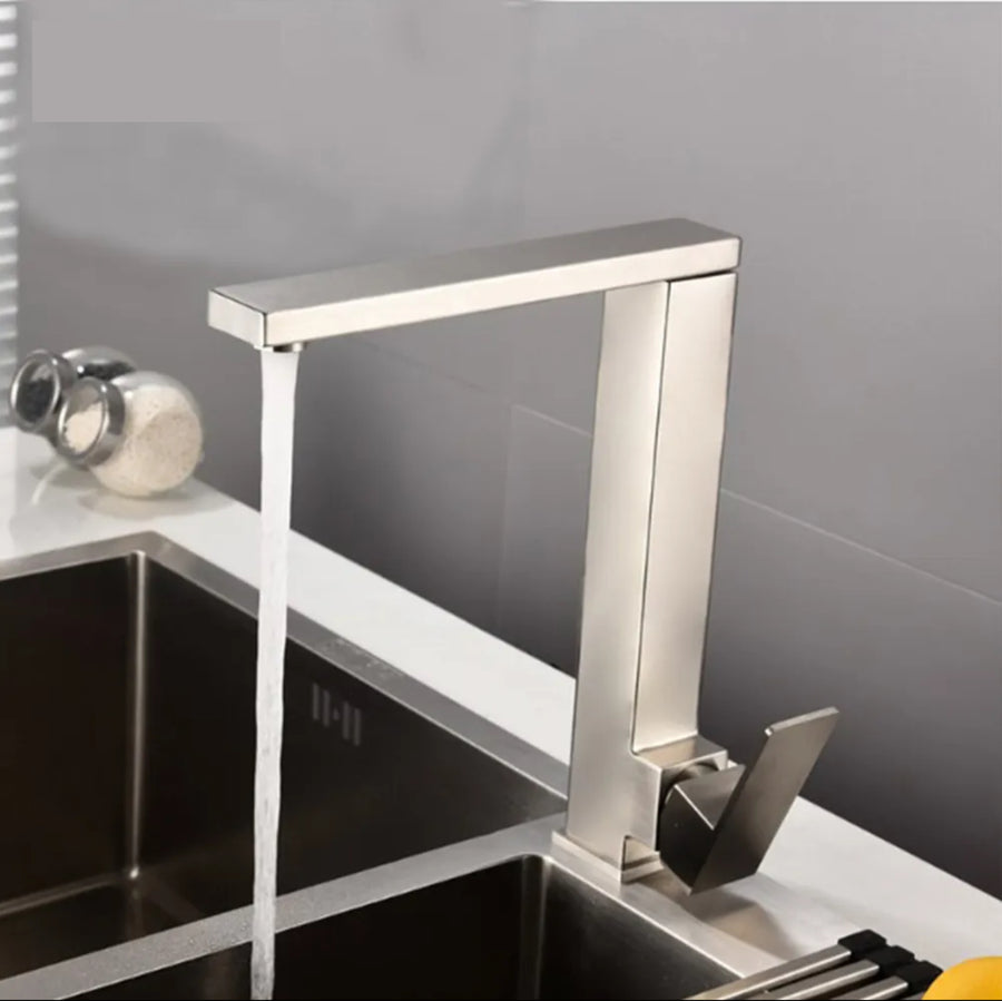 Robinet de lavabo sur plage 113 en laiton chromé collection Enipée