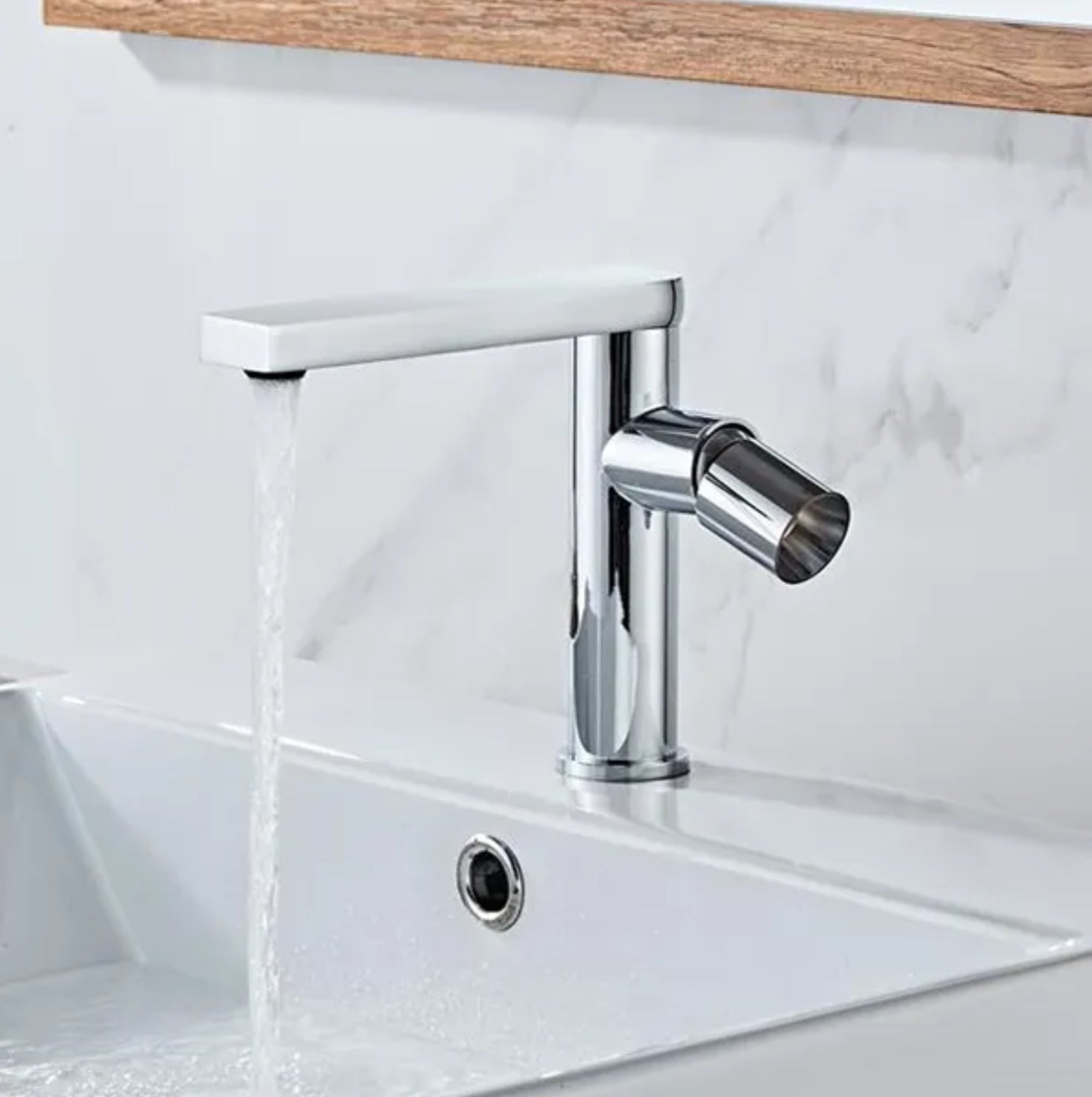 ROBINET DE LAVABO SUR PLAGE B121 EN LAITON CHROME COLLECTION ERYMANTHE