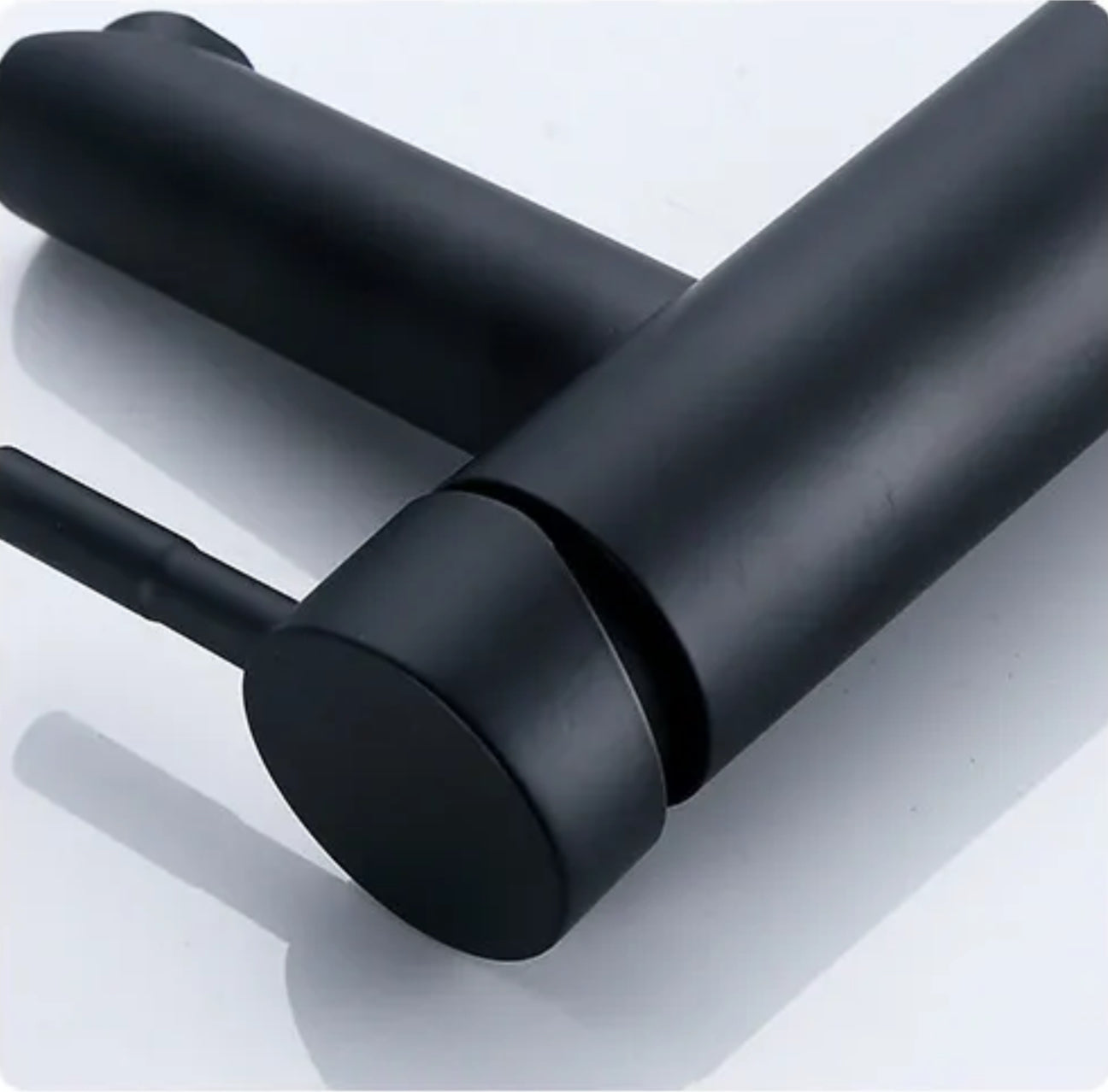 Deck-mounted sink faucet 006 in black brass Céphise collection 