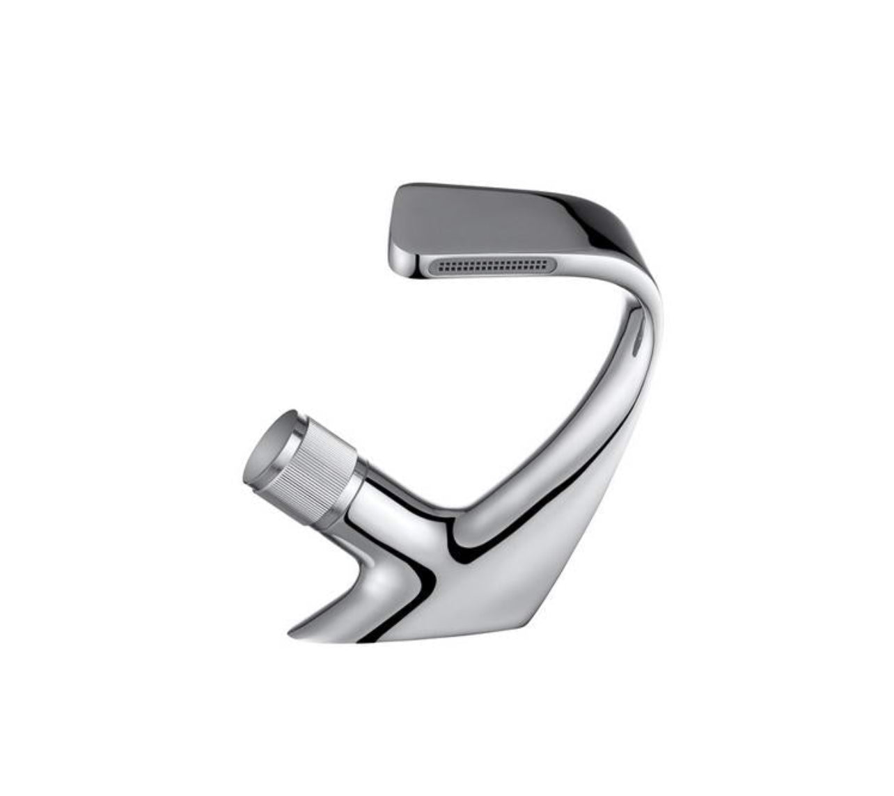 Robinet de lavabo sur plage en laiton chromé 80115 collection Erymanthe