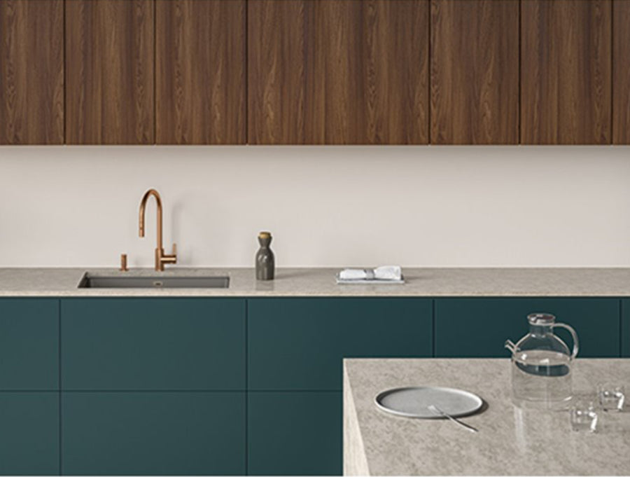ROBINET DE CUISINE 201  EN LAITON ROSE DORE COLLECTION PENEE