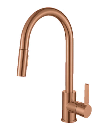 ROBINET DE CUISINE 201  EN LAITON ROSE DORE COLLECTION PENEE