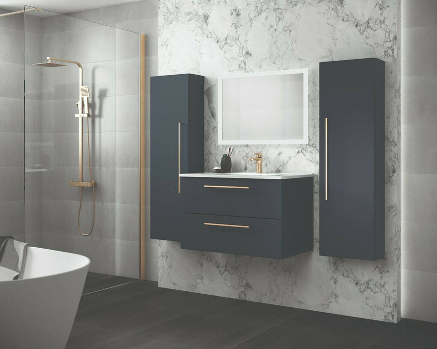COLONNE DE DOUCHE THERMOSTATIQUE EN LAITON DORÉ BROSSÉ SC428 COLLECTION SCAMANDRE (OR MAT)