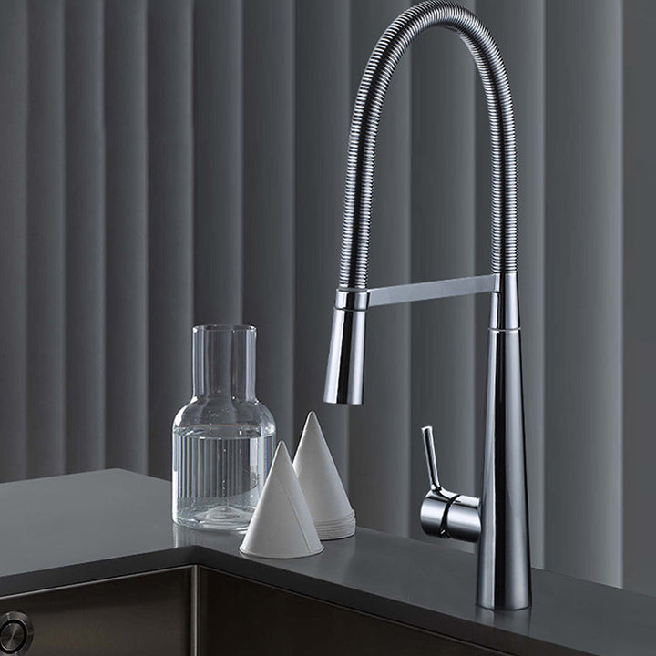Robinet de cuisine 401 en laiton chromé collection Erymanthe