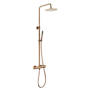 COLONNE DE DOUCHE THERMOSTATIQUE EN LAITON ROSÉ DORÉ (CUIVRE) SC418 COLLECTION PENEE
