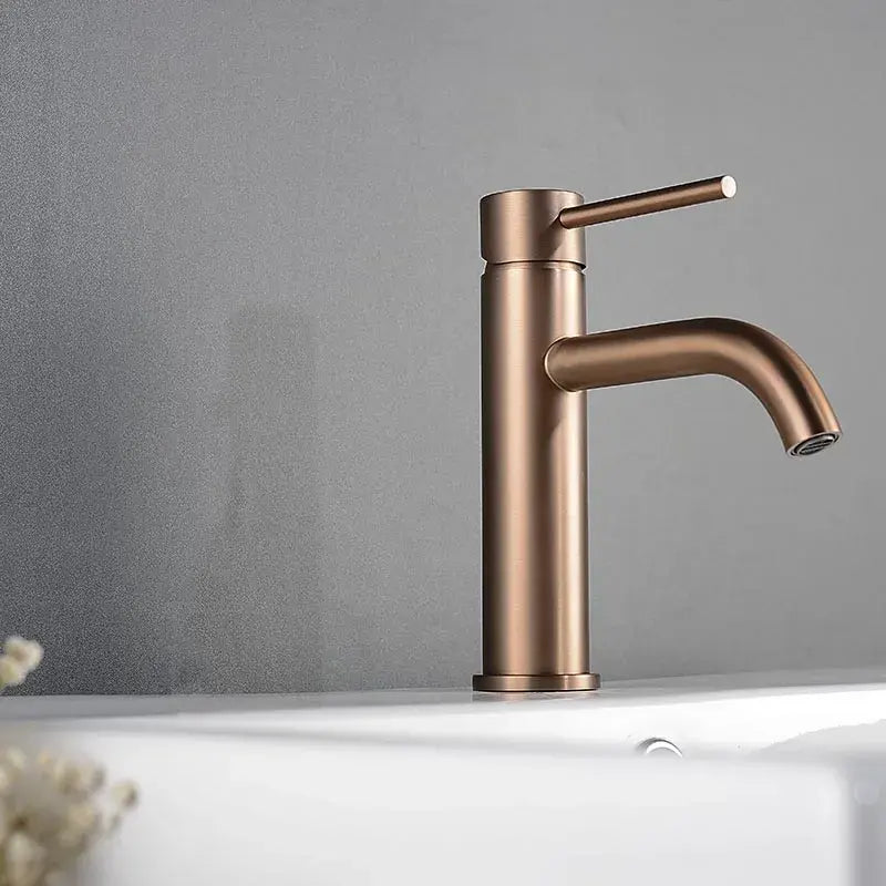 ROBINET DE LAVABO SUR PLAGE B205 ROSE DORÉ COLLECTION PÉNÉE