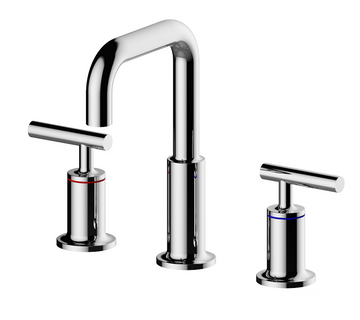ROBINET DE LAVABO SUR PLAGE 018 EN LAITON CHROMÉ COLLECTION ERYMANTHE