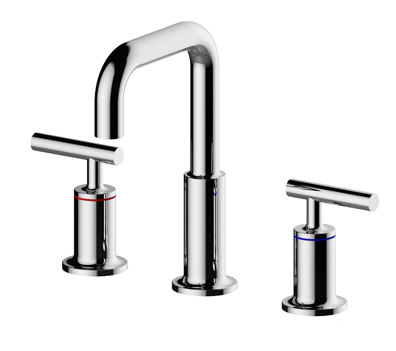 ROBINET DE LAVABO SUR PLAGE 018 EN LAITON CHROMÉ COLLECTION ERYMANTHE