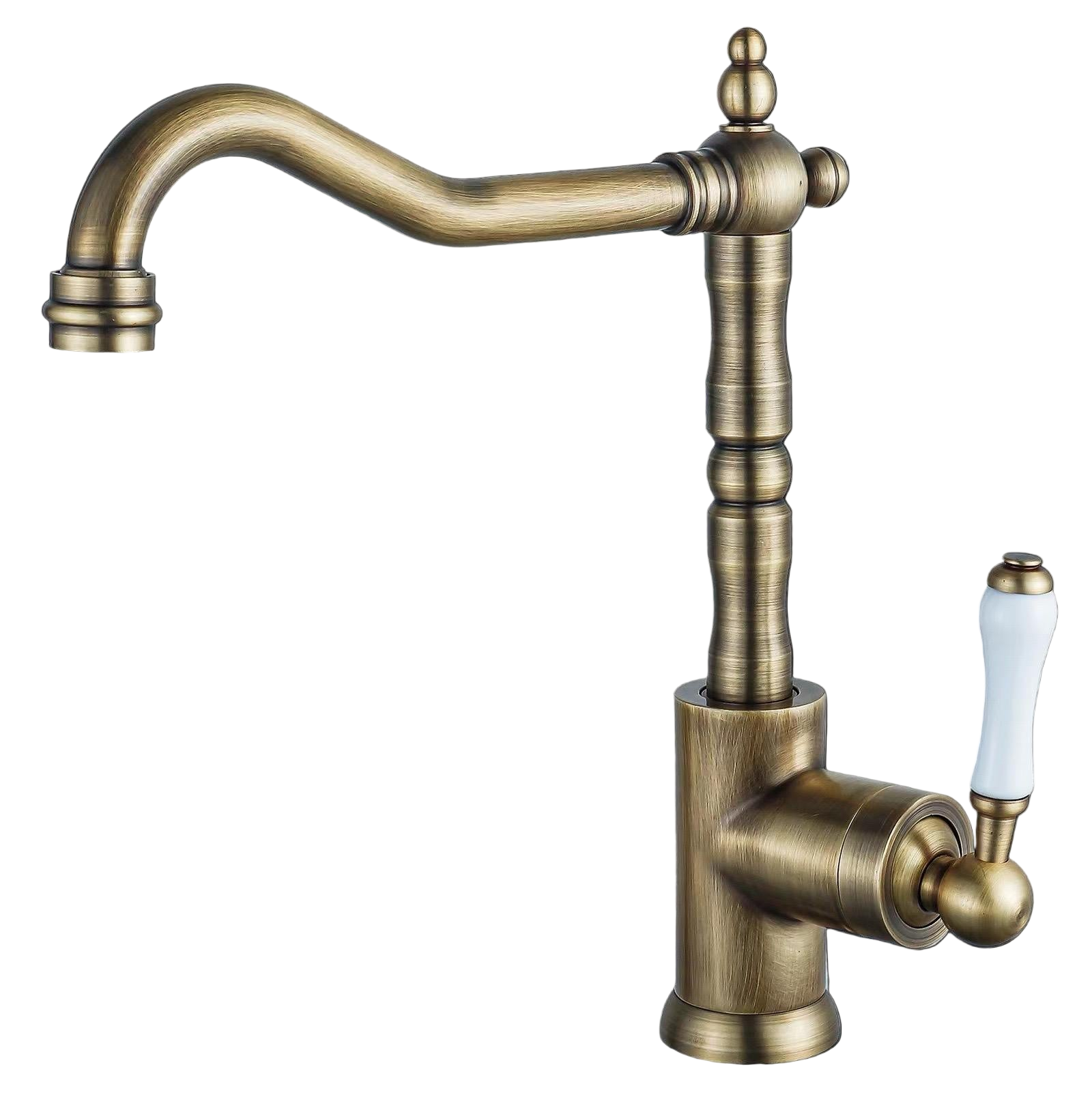 Robinet de cuisine 025 en laiton bronze brossé collection Artemis