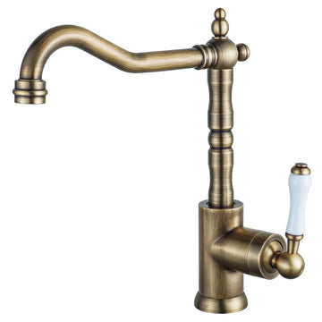 Robinet de cuisine 025 en laiton bronze brossé collection Artemis