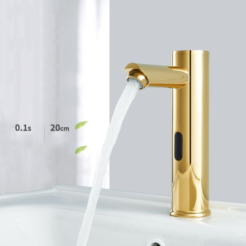 ROBINET LAVABO INFRAROUGE 019 DORE BROSSE COLLECTION SCAMANDRE