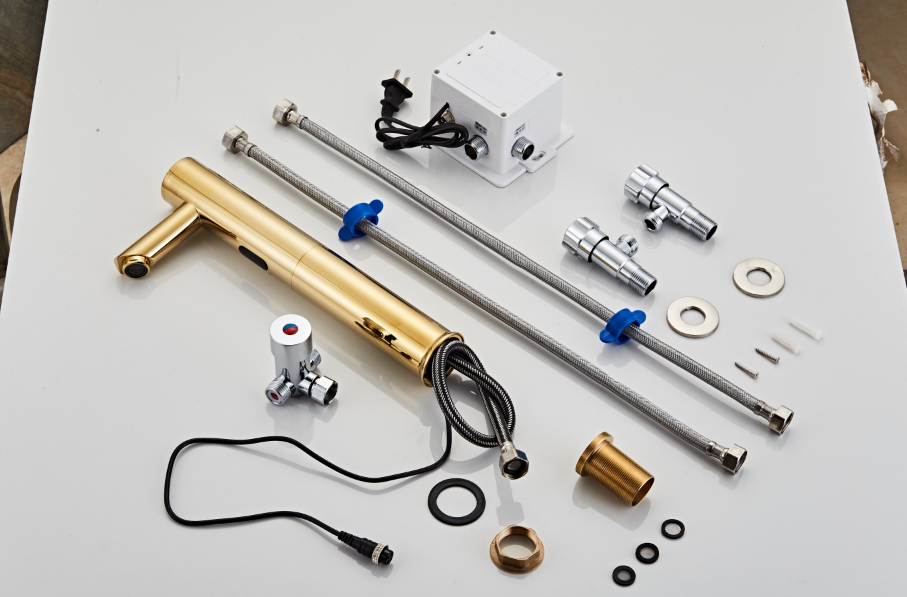 INFRARED SINK TAP 019 GOLD BRUSHED SCAMANDRE COLLECTION