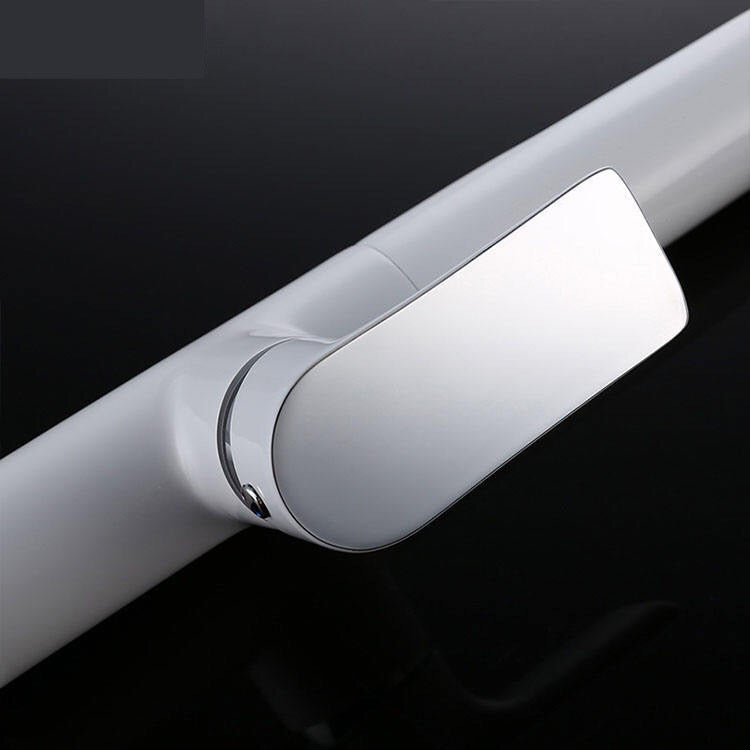 Kitchen faucet 034 in white brass Argolide collection