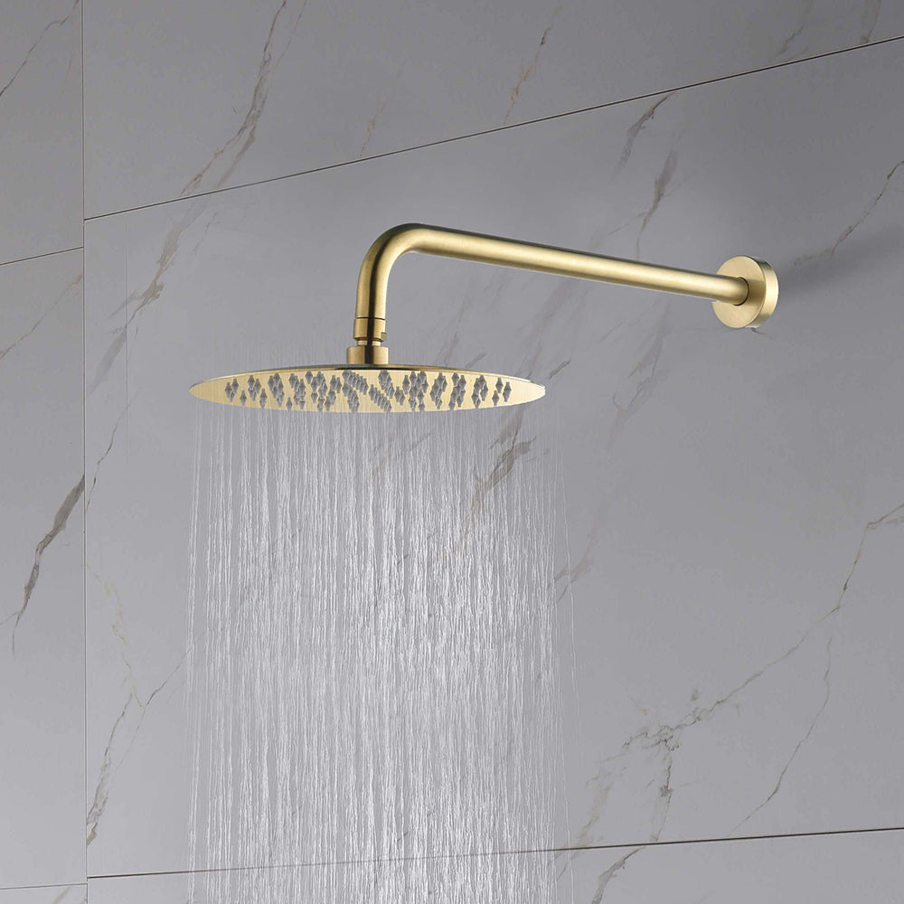 SC44 SHOWER COMPOSITION IN BRUSHED GOLDEN BRASS (MATTE GOLD) SCAMANDRE COLLECTION