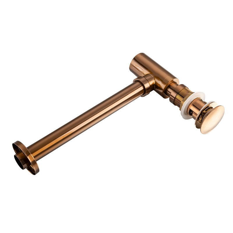 ENSEMBLE SIPHON ET BONDE 009 EN LAITON ROSE DORÉ COLLECTION PENEE