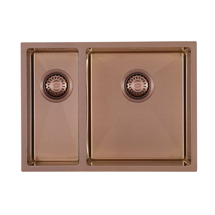 ÉVIER EN ACIER INOXYDABLE 002 ROSE DORÉ COLLECTION PENEÉ