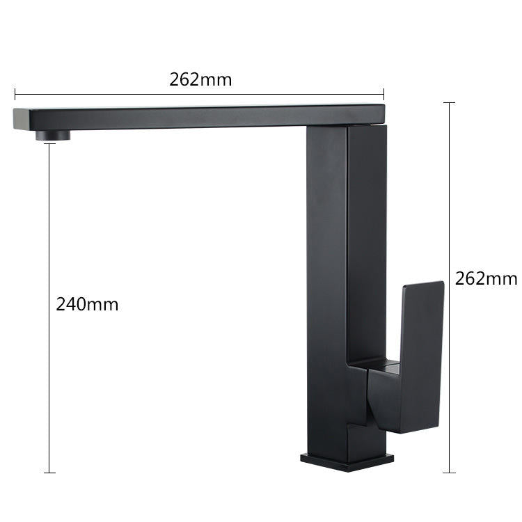 RAISED FAUCET 018 IN BLACK BRASS