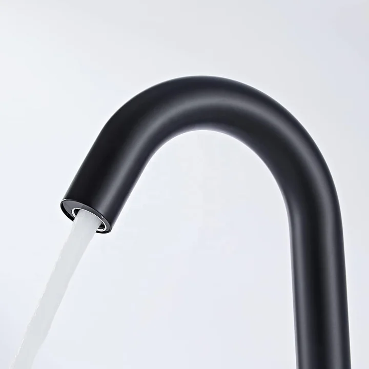Grifo de lavabo infrarrojo 015 negro colección Céphise