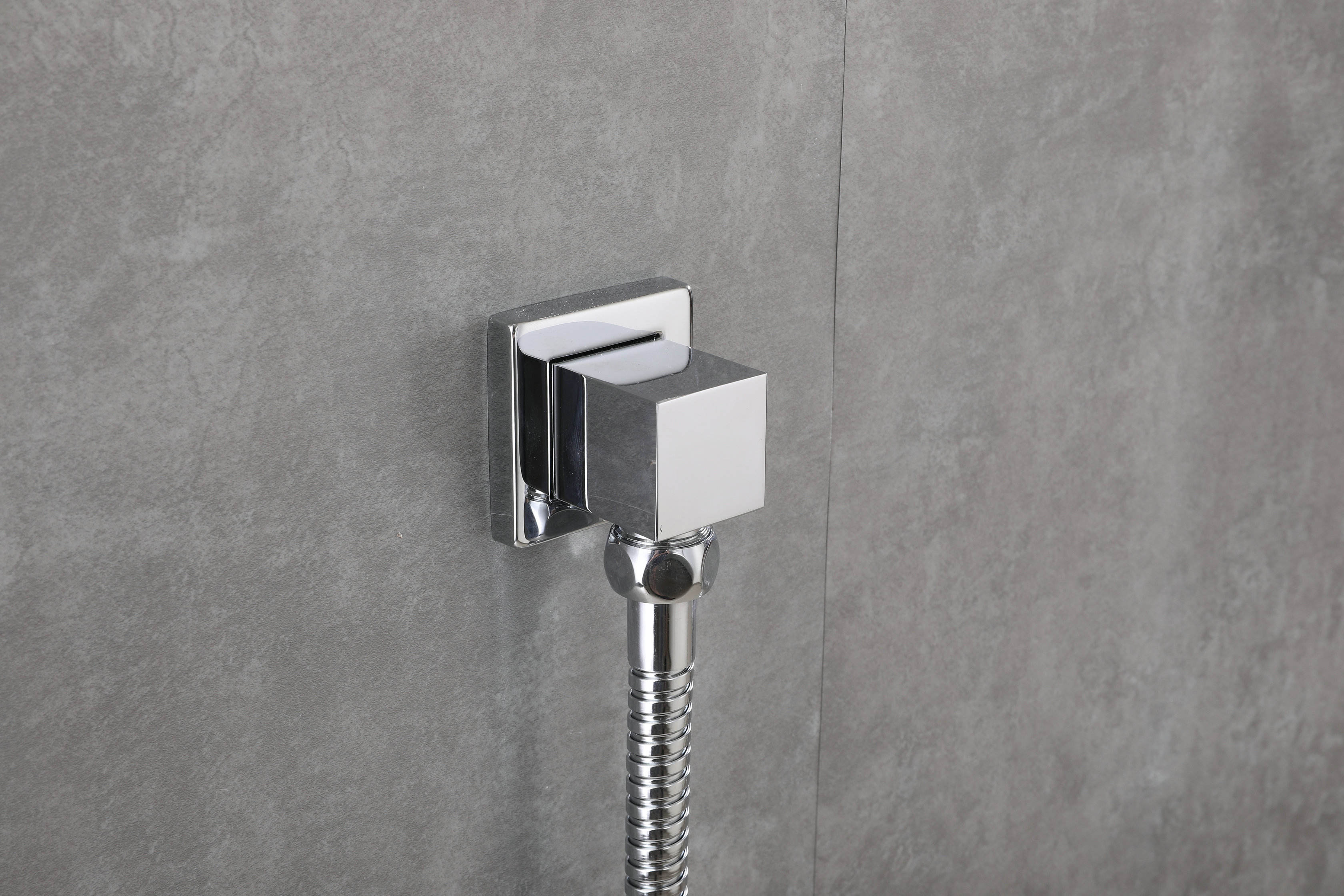 Composition de douche encastrée SC213 en laiton chromée collection Enipée